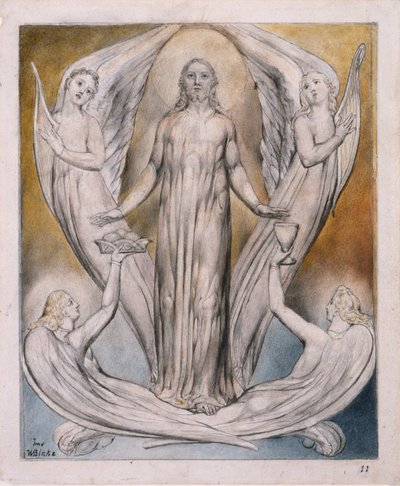 Anges servant le Christ, illustration de 